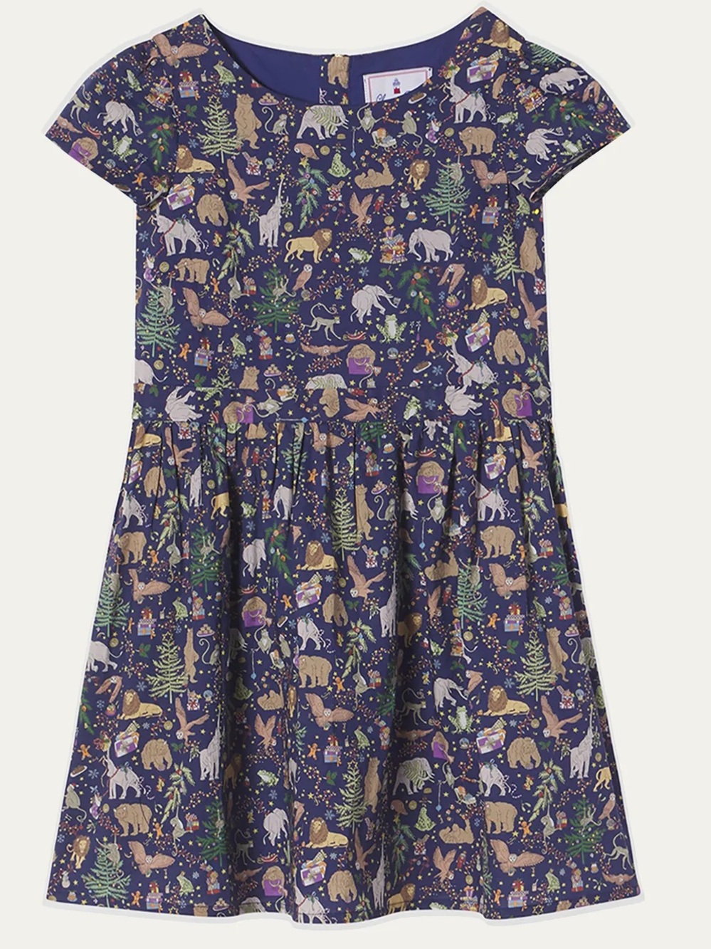 CLASSIC PREP CHILDRENSWEAR
Girl's Tilly Liberty Christmas-Print Dress Sz: 7
